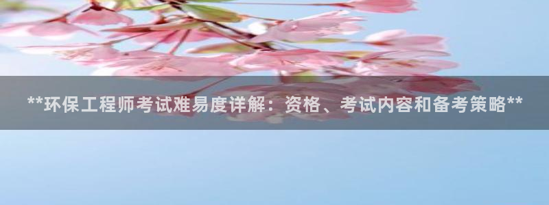 彩名堂.netnet：**环保工程师考试难易度详解：资格、考试内容和备考策略**