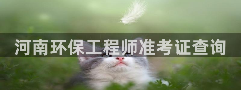 彩名堂预测：河南环保工程师准考证查询