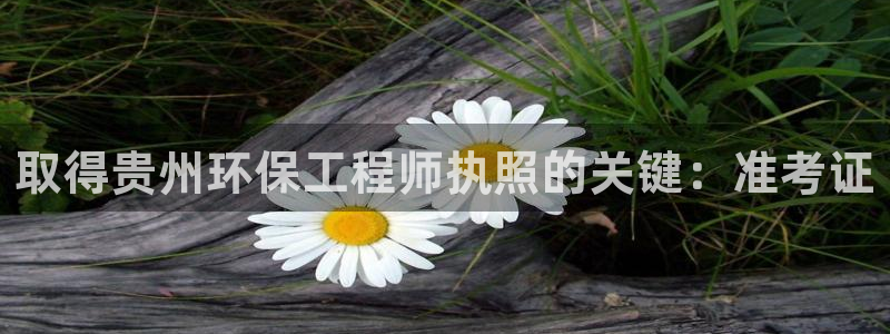 彩名堂app官网：取得贵州环保工程师