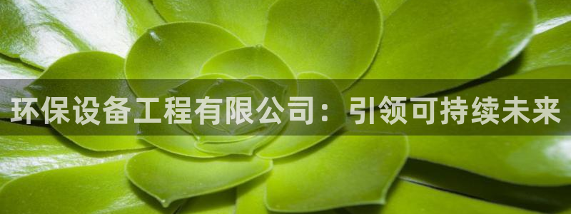 彩名堂手机客户端：环保设备工程有限公