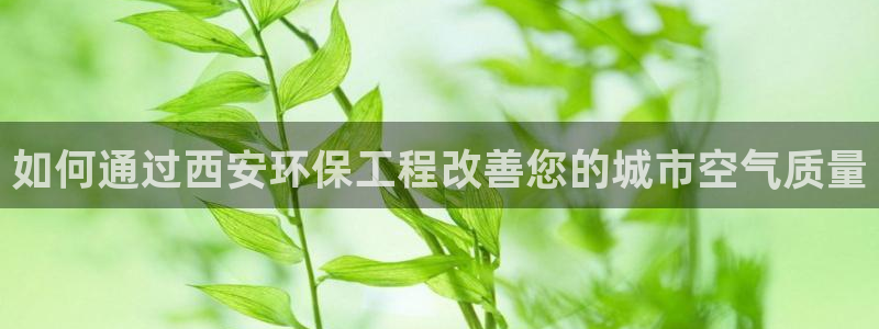 彩名堂APP下载：如何通过西安环保工