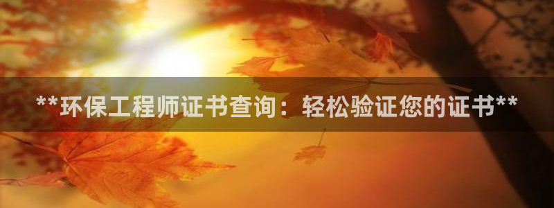 彩名堂改成什么名字了：**环保工程师