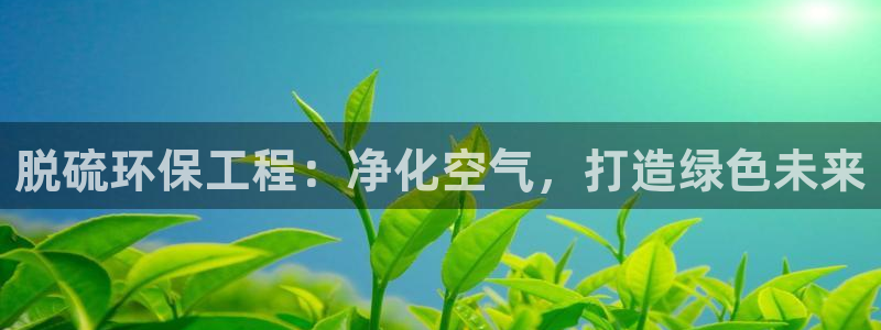 彩名堂App下载：脱硫环保工程：净化空气，打造绿色未来