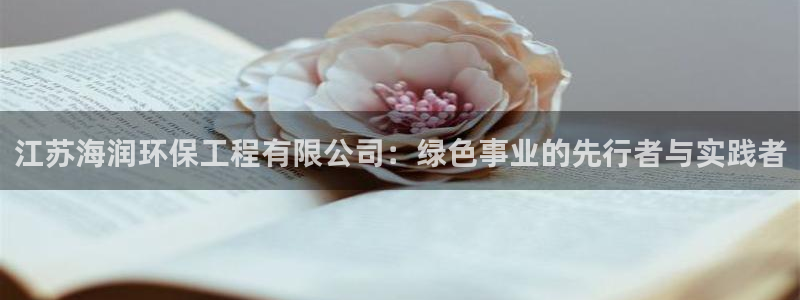 彩名堂手机版官网：江苏海润环保工程有