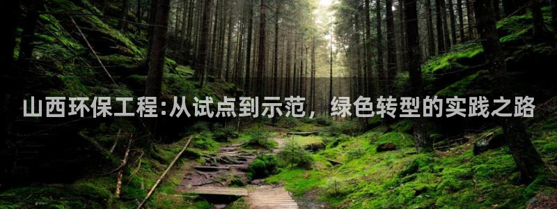 彩名堂app计划官方网站：山西环保工程:从试点到示范，绿色转