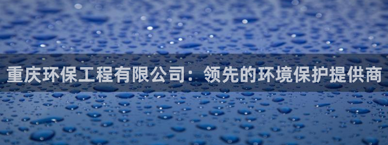 彩名堂官网：重庆环保工程有限公司：领