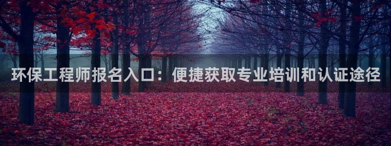 彩名堂是什么：环保工程师报名入口：便