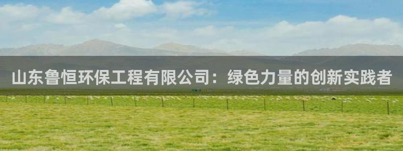 彩名堂怎么不能用了：山东鲁恒环保工程有限公司：绿色力量的创新