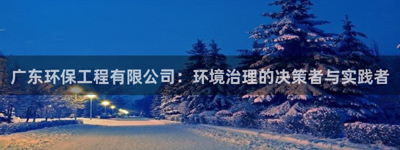 彩名堂官网计划怎么下载：广东环保工程有限公司：环境治理的决策