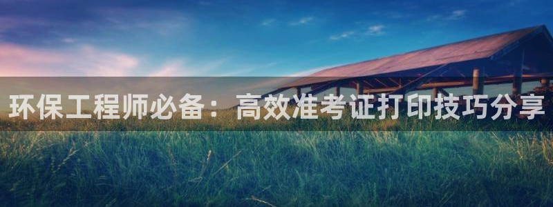 彩名堂开奖结果查询：环保工程师必备：高效准考证打印技巧分享