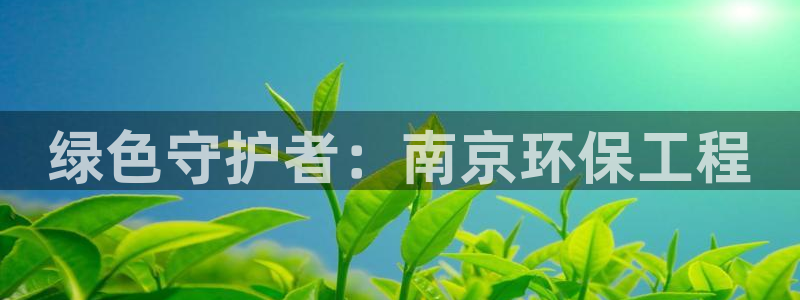 下载彩名堂预测计划软件安全吗：绿色守护者：南京环保工程